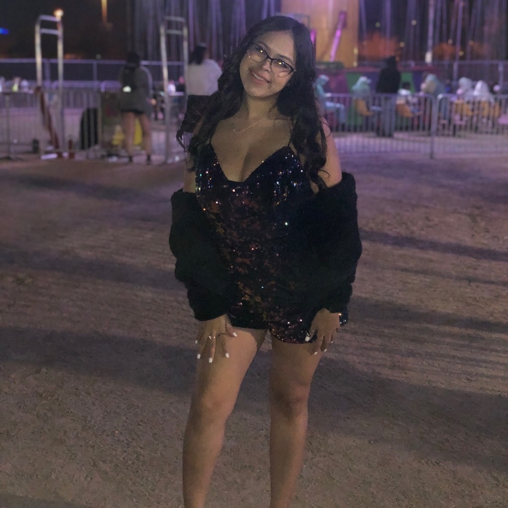 Charlotte Russe sequin romper